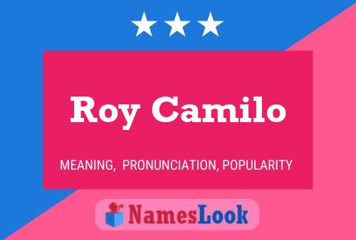 Poster del nome Roy Camilo