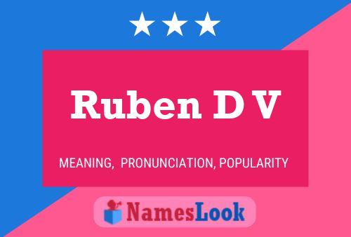 Poster del nome Ruben D V