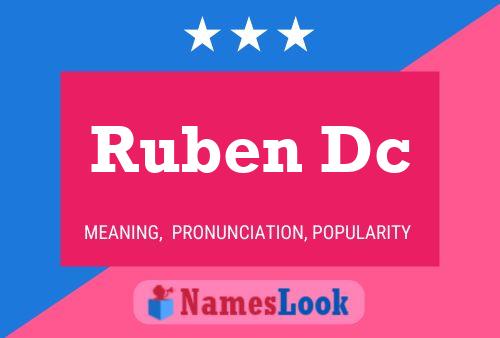 Poster del nome Ruben Dc