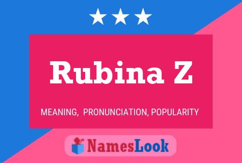 Poster del nome Rubina Z