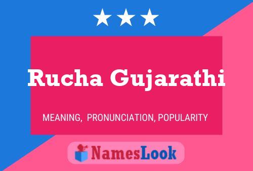 Poster del nome Rucha Gujarathi