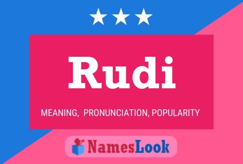 Poster del nome Rudi