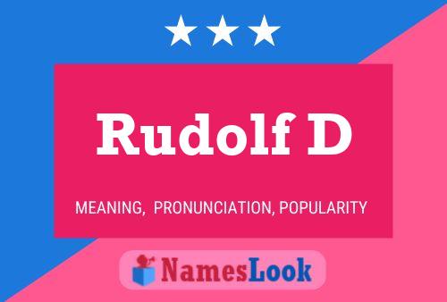 Poster del nome Rudolf D