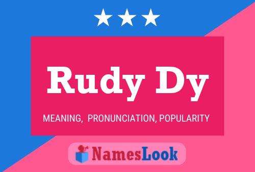 Poster del nome Rudy Dy