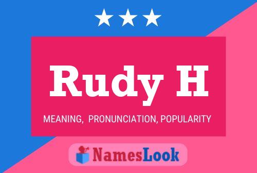 Poster del nome Rudy H