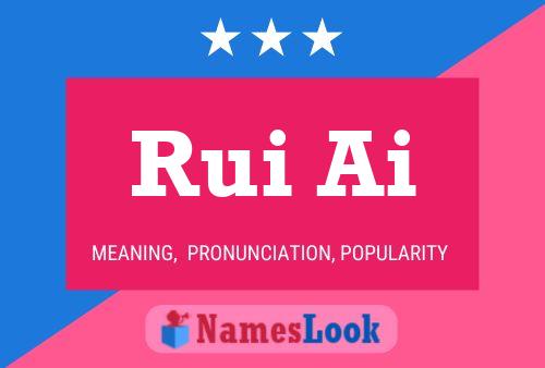 Poster del nome Rui Ai