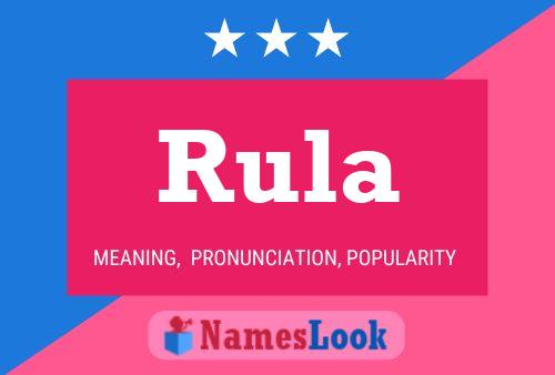 Poster del nome Rula