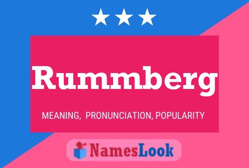 Poster del nome Rummberg