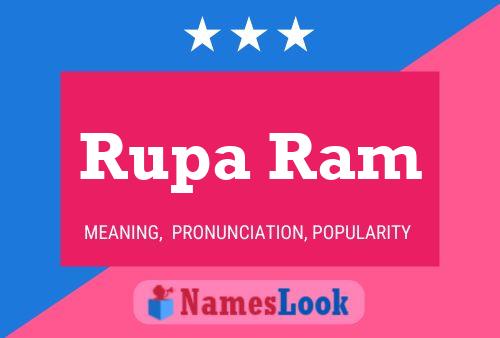 Poster del nome Rupa Ram