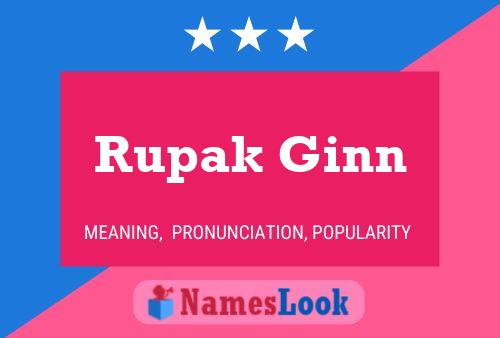 Poster del nome Rupak Ginn