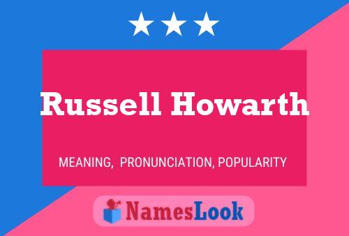 Poster del nome Russell Howarth