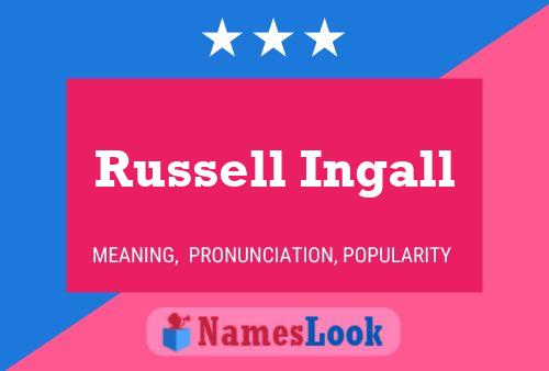 Poster del nome Russell Ingall