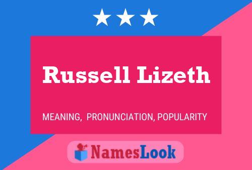 Poster del nome Russell Lizeth