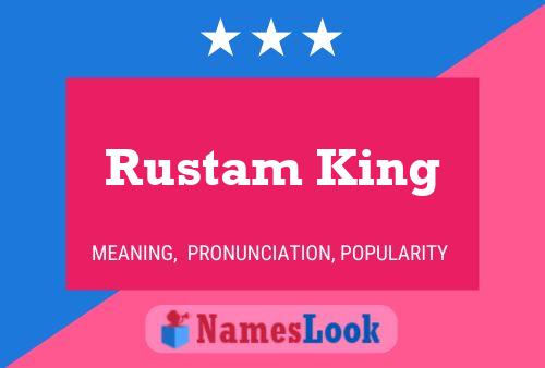 Poster del nome Rustam King