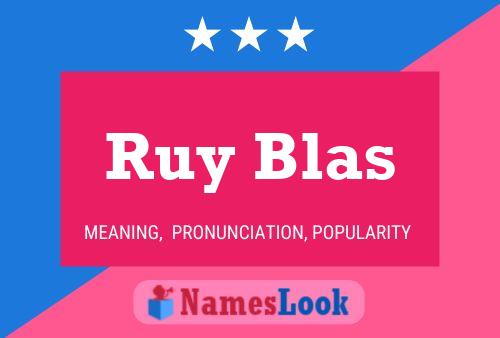 Poster del nome Ruy Blas