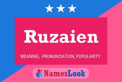 Poster del nome Ruzaien