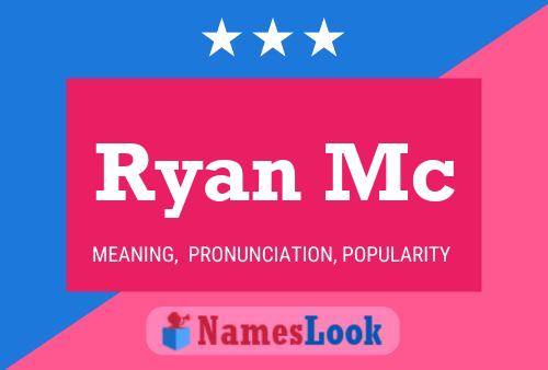 Poster del nome Ryan Mc