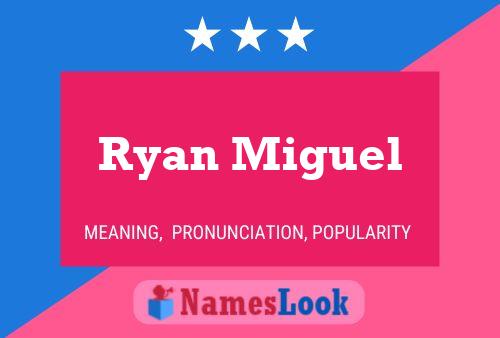 Poster del nome Ryan Miguel