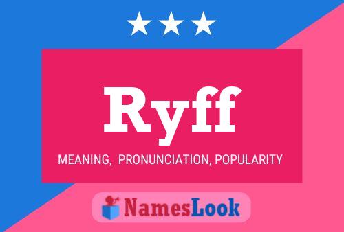 Poster del nome Ryff