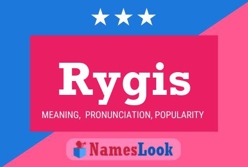 Poster del nome Rygis