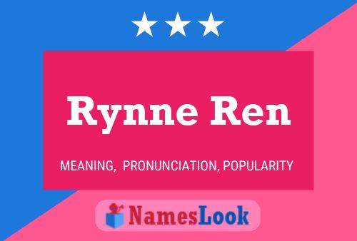 Poster del nome Rynne Ren