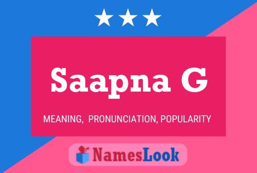 Poster del nome Saapna G