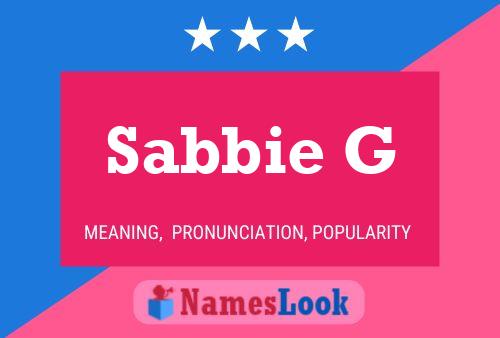 Poster del nome Sabbie G