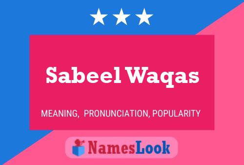 Poster del nome Sabeel Waqas