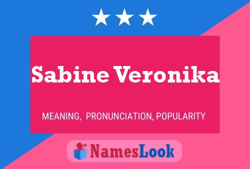 Poster del nome Sabine Veronika