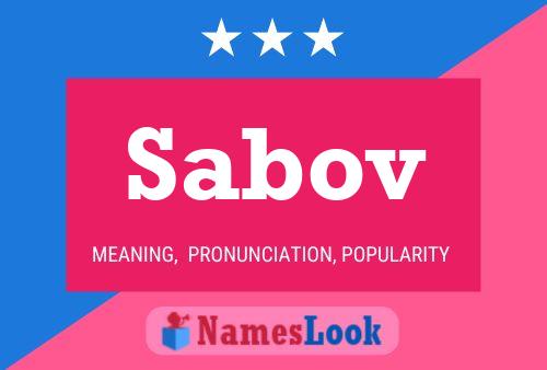 Poster del nome Sabov