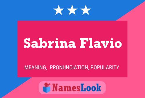 Poster del nome Sabrina Flavio