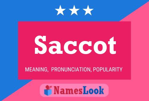 Poster del nome Saccot