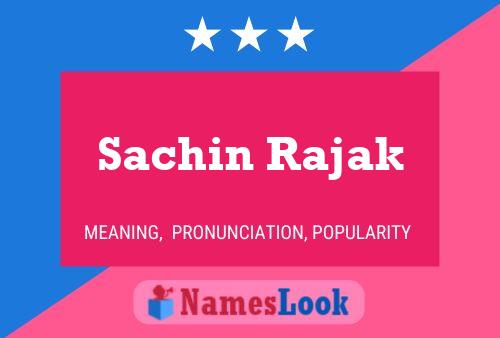 Poster del nome Sachin Rajak