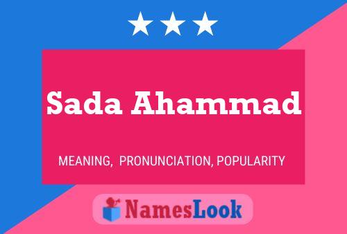 Poster del nome Sada Ahammad