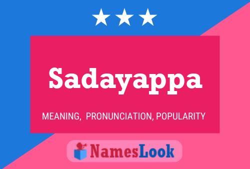 Poster del nome Sadayappa