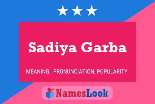 Poster del nome Sadiya Garba