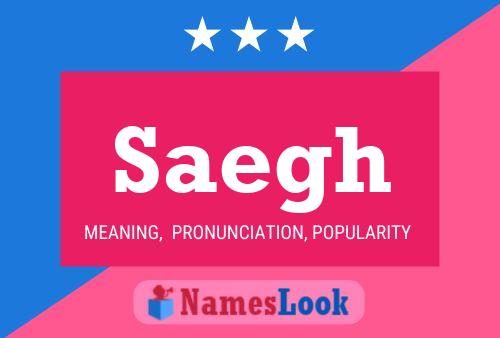 Poster del nome Saegh