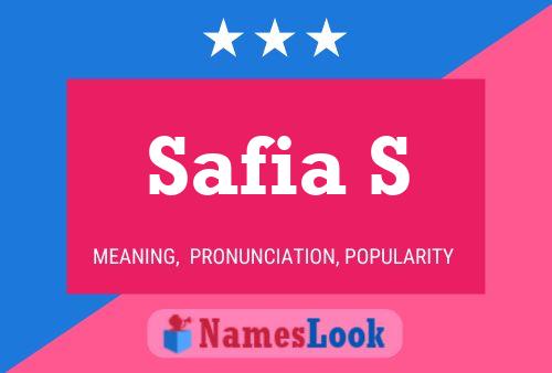 Poster del nome Safia S