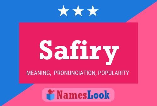 Poster del nome Safiry