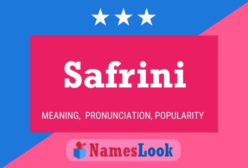 Poster del nome Safrini