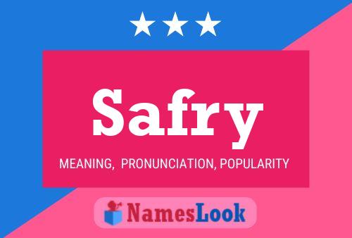 Poster del nome Safry