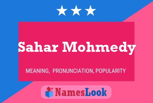 Poster del nome Sahar Mohmedy