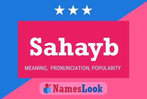 Poster del nome Sahayb