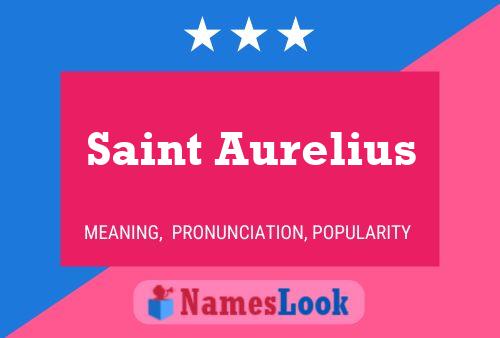 Poster del nome Saint Aurelius