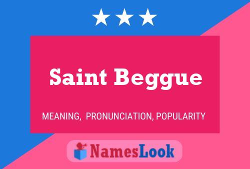 Poster del nome Saint Beggue