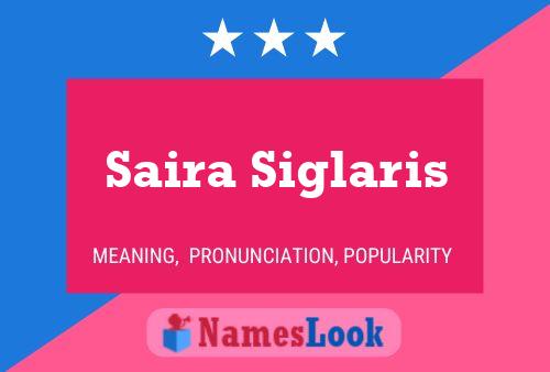 Poster del nome Saira Siglaris