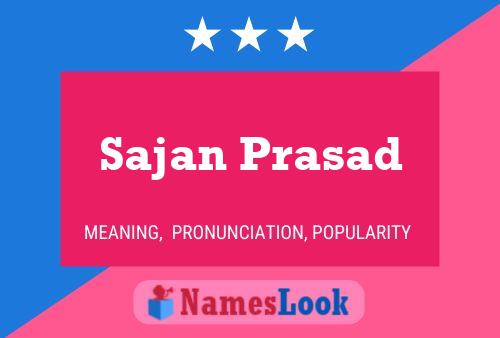 Poster del nome Sajan Prasad