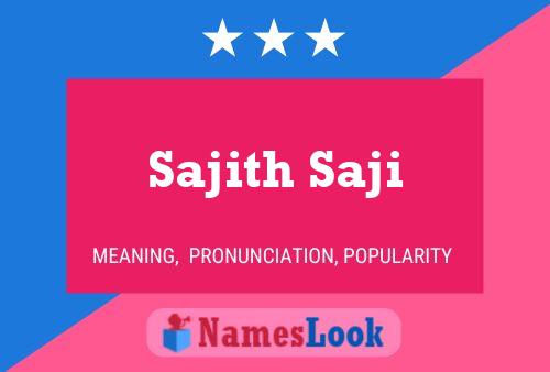 Poster del nome Sajith Saji