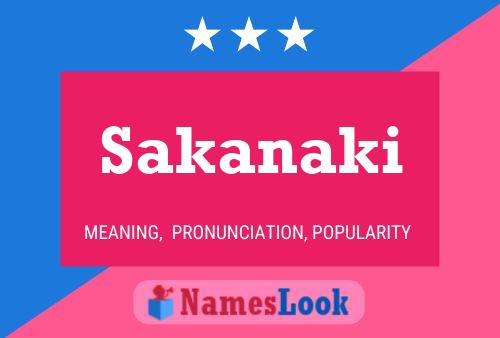 Poster del nome Sakanaki