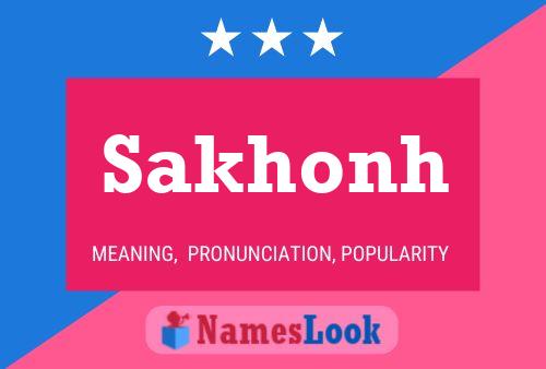 Poster del nome Sakhonh